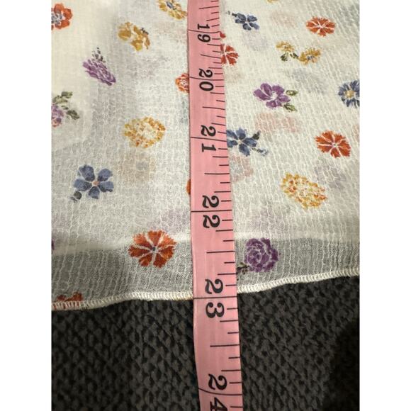 SEE BY CHLOE Bow Floral-Print Georgette Blouse Size FR 36 Small US 4 - Picture 14 of 15
